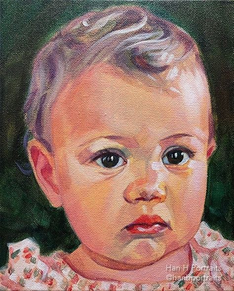 Child Portrait Painting, Detailed Portrait, Custom Portrait Painting, Child Portrait, Commission Portrait, Portrait Oil Painting, Baby Painting, Oil Painting Portrait, Baby Portraits