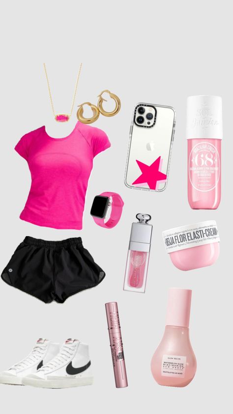 lululemon preppy outfit inspo! #outfitinspo #preppy #summer #pink #cute #fashion #outfit Cute Lululemon Outfits Summer, Cute Lululemon Outfits, Lululemon Preppy, Lulu Outfits, Preppy Outfits For School, I Follow Back, Lululemon Outfits, Preppy Summer Outfits, Casual Outfits For Teens