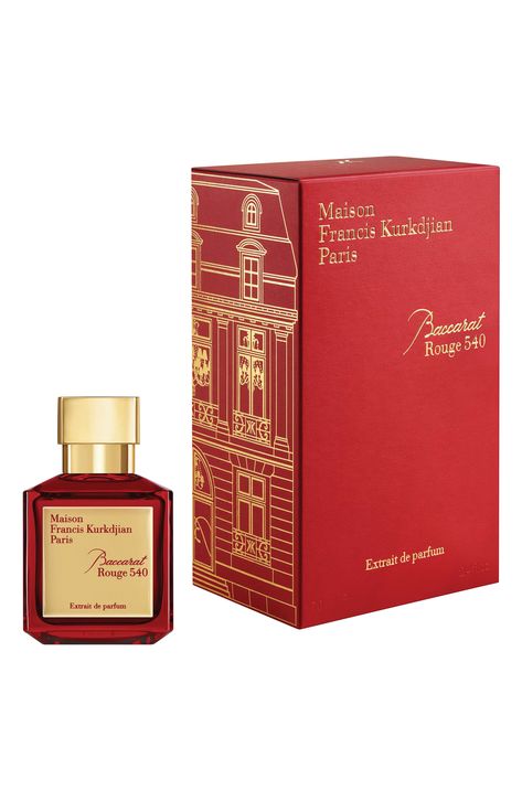 Maison Francis Kurkdjian Paris Baccarat Rouge 540 Extrait de Parfum  Nordstrom #Ad #Paris, #Baccarat, #Kurkdjian, #Maison Maison Francis Kurkdjian Baccarat, Baccarat Rouge 540, Perfume And Cologne, Monogrammed Items, Signature Scent, Baccarat, Women Perfume, Bottle Design, Fragrances Perfume