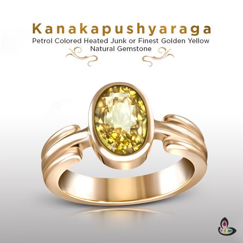 Yellow Topaz Ring For Women, Yellow Saffire Ring For Women, Yellow Sapphire Rings Women, Kanakapushyaragam Ring Designs, Pukhraj Ring Design For Women In Gold, Yellow Saffire Ring, Pukhraj Ring Design For Women, Yellow Sapphire Ring Gold Women, Panna Ring