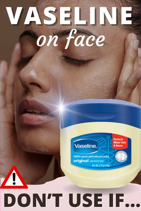 How does vaseline work and is vaseline safe for face? Is vaseline comedogenic? Will vaseline cause acne? Can vaseline be used as a moisturizer? Can vaseline cause pimples? What are some vaseline alternatives? Click this pin to learn if using vaseline is right for your skin or why you may want to skip it in your skincare routine. | Dr. Arsalan Aspires Vaseline On Face, Vaseline Uses For Face, Vaseline For Face, Wrinkles Remedies Face, Vaseline Uses, Vaseline Petroleum Jelly, Wrinkle Remedies, Remove Unwanted Hair, Skip It