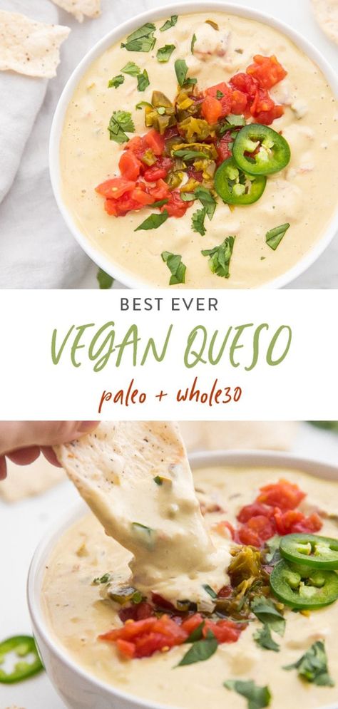 Wraps Vegan, Pasti Fit, Vegan Queso, Queso Recipe, Vegan Sauces, Tasty Vegetarian Recipes, Vegan Appetizers, Berry Smoothie, Alfredo Sauce