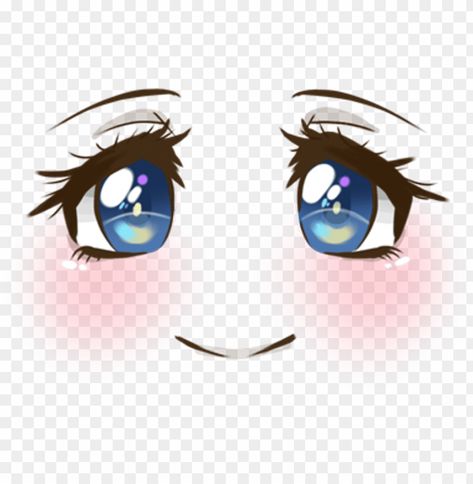 anime eyes transparent Free Hairstyles, Sparkle Png, Blushing Face, Anime Mouths, Face Smile, Chibi Boy, Sparkle Gift, Anime Collection, Cute Face