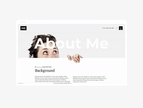 Holmes - About Me Page by Djordje Cetkovic About Portfolio Page, About Me Portfolio Page Design, Creative About Me Page Design, About Me Page Portfolio, About Me Web Page Design, Portfolio About Me Page Design, About Me Page Design Portfolio, About Page Portfolio, About Us Webpage Design