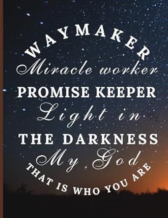 Waymaker Journal Notebook: Waymaker Miracle Worker Journal Notebook Waymaker Miracle Worker, Book Of The Month, Christian Books, Amazon Books, Journal Notebook, Spiritual Quotes, Kindle Books, Book Club Books, The Borrowers