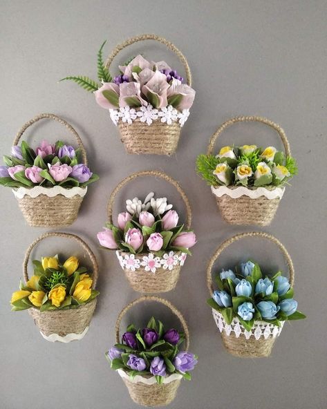 Craft Storage Furniture, Quilled Creations, Jute Crafts, Rope Crafts Diy, Diy Craft Room, Easter Decorations Dollar Store, Easter Decorations Vintage, Rope Crafts, Easter Decorations Diy Easy