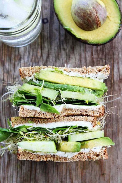 Looking for camping meals or ideas for camping food?? Check out this list of 18 of the best, simple, easy, healthy camping meals, many of which are remade or make ahead, great for breakfast, lunch, or dinner, and there’s vegan, vegetarian, dairy free, and gluten free options! Avocado Sandwich Recipes, Herbed Goat Cheese, Cucumber Sandwich, Cucumber Diet, Avocado Sandwich, Cucumber Avocado, Vegetarian Sandwich, Healthy Sandwiches, Cucumber Recipes