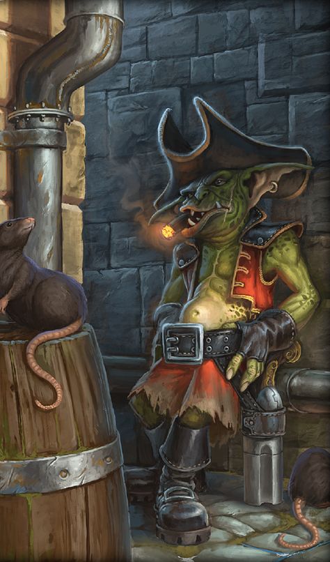 Goblin Art, No Quarter, Pirate Art, Heroic Fantasy, Dnd Monsters, Fantasy Races, Dungeons And Dragons Characters, Dnd Art, D&d Dungeons And Dragons