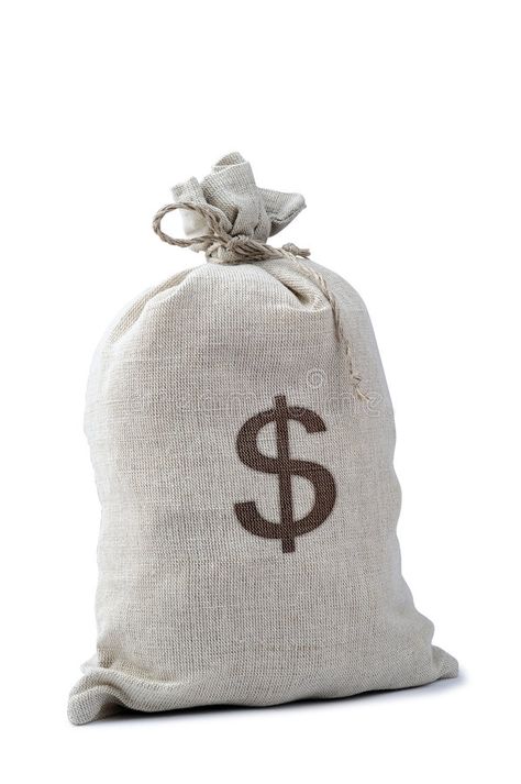 MONEY SACK. Isolated on a white background , #sponsored, #SACK, #MONEY, #Isolated, #background, #white #ad Sack Of Money, Money Sack, About Money, Background White, Architecture Photo, A White Background, Stock Images Free, Burlap Bag, White Background