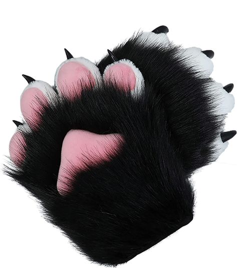 Fursuit Paws, Claw Gloves, Paw Gloves, Wolf Paw, Cat Cosplay, Faux Fur Material, Paws And Claws, Cat Paw, Fancy Party