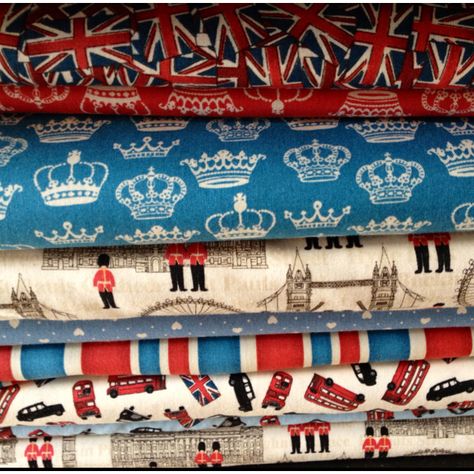 London fabric English Flag, British Things, London Baby, Collage Vintage, Union Jack, Nursery, Flag, Textiles, London