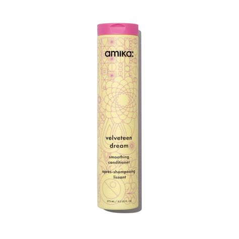 amika velveteen dream smoothing conditioner, for curl defining. 275ml Velveteen Dream, Dry Brittle Hair, Frizz Free Hair, Sodium Chloride, Dull Hair, Purple Shampoo, Brittle Hair, Hair Restoration, Frizz Free