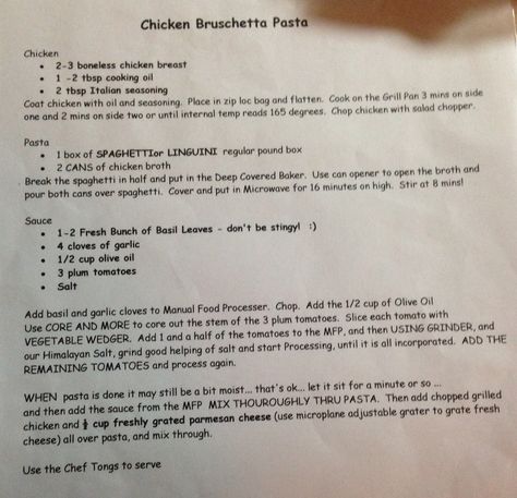 Pampered chef chicken bruschetta pasta Pampered Chef Baked Chicken, Pampered Chef Chicken Parmesan Soup, Pampered Chef Chicken Bruschetta Pasta, Creamy Bruschetta Chicken Pasta, Chicken Bruschetta Pasta, Pampered Chef Batter Mixer And Dispenser, Pc Gadgets, Chef Meals, Chicken Bruschetta