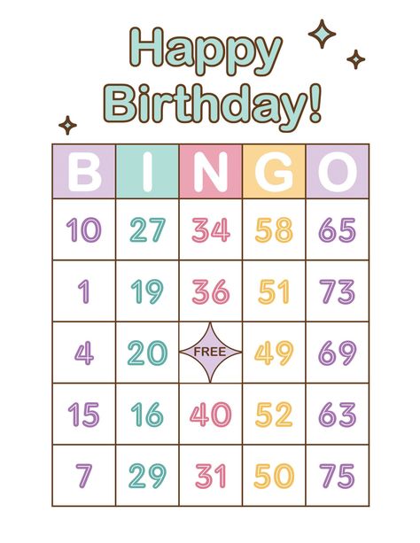 200 Birthday Bingo Cards Pdf Download, 1 Per Page, Instant Printable Fun Party Game, Pastel Birthday Bingo, Bingo Cage, Bingo Quotes, Bingo Birthday, Custom Bingo Cards, Bingo Calls, Bingo Patterns, Purple Happy Birthday, Free Printable Bingo Cards