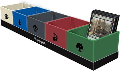 Organize your cards and next deck build like a PRO! Magic The Gathering Storage, Building A Deck, Gaming Room, Collectible Cards, Tabletop Games, Magic The Gathering, Office Ideas, The Gathering, Like A Pro