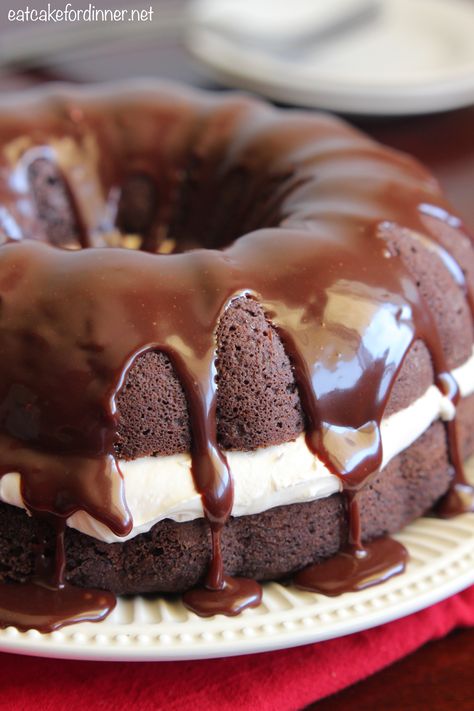 Whoopie Pie Cake, Fat Cake, Chocolate Whoopie Pies, Decadent Chocolate Desserts, Chocolate Bundt, The Recipe Critic, Whoopie Pie, Recipe Critic, Chocolate Bundt Cake