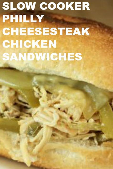 Slow Cooker Philly Cheese Steak, Cheese Steak Sandwich Recipe, Vegan Philly Cheesesteak, Chicken Philly Cheesesteak, Cheesesteak Sandwich, Chicken Philly, Cheese Steak Sandwich, Six Sisters Stuff, Six Sisters