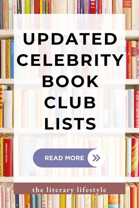 updated celebrity book club lists Reese Witherspoon Book, Book Club List, Reese Witherspoon Book Club, Best Book Club Books, Celebrity Books, Jenna Bush Hager, Jenna Bush, Oprahs Book Club, Book Clubs