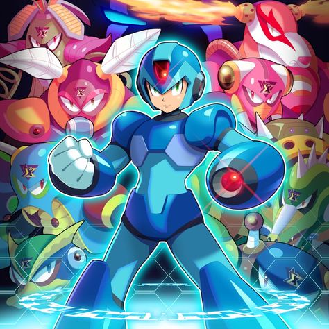 Mighty No 9, Megaman Art, Maverick Hunter, Mega Man Zero, Mega Men, Video Game Developer, Even Numbers, Megaman Series, Mega Man Art