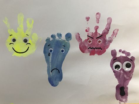 Infant Emotions Art, Emotions And Feelings Infant Crafts, I Have Feelings Infant Art, Emotion Activities For Infants, Feelings Activities For Infants, Feelings Crafts For Infants, My Feelings Crafts For Toddlers, Emotions Crafts For Infants, Feelings Toddler Crafts