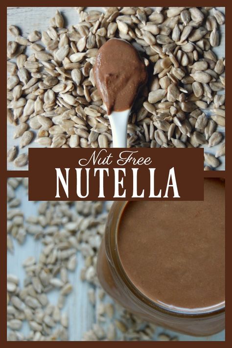 Healthy Nutella, Healthy Nuts, Homemade Nutella, Nutella Recipes, Edible Gifts, Healthy Meals For Kids, Easy Food, Allergy Friendly, Easy Food To Make