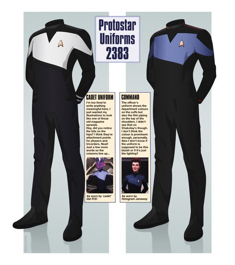 Space Uniform, Star Trek Prodigy, Sci Fi Uniform, Naval Uniform, Star Trek Borg, Star Trek Rpg, Star Trek Costume, Star Trek Uniforms, United Federation Of Planets