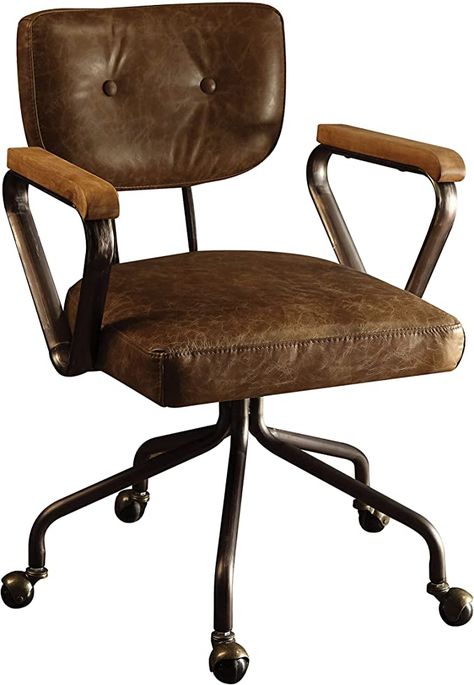 Brown Leather Office, Brown Leather Office Chair, Groom Room, Desk Board, Couches And Sofa, Vintage Desk Chair, High Back Accent Chairs, Vintage Office Chair, Boardroom Chairs