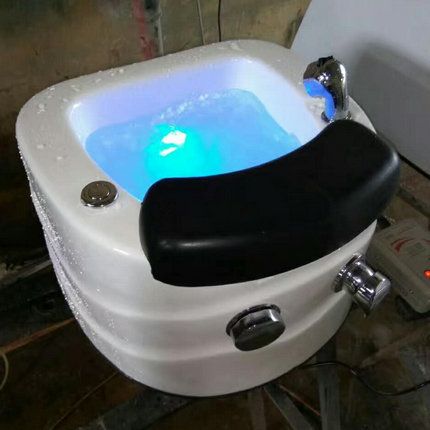 wholesale salon sink portable pedicure bath spa foot tub with LED-Beauty SPA Equipment Hair Salon Furniture Manufacturers, Suppliers | Made-in-China Pedicure Station Ideas, Salon Sink, Pedicure Tub, Manicure Tables, Nail Salon Equipment, Pedicure Bowls, Pedicure Station, Nail Salon Furniture, Spa Pedicure Chairs