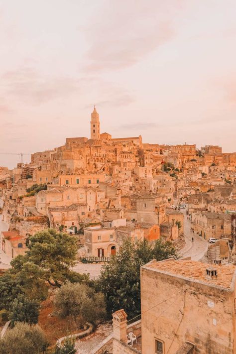 Matera Italy Aesthetic, Best Places In Italy, Matera Italy, Tuscany Travel, Plane Ticket, Cities In Italy, Places In Italy, Italy Aesthetic, Puglia Italy