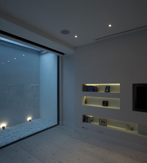 Basement Lightwells on Pinterest | Basements, Modern Dining Rooms ... Basement Lightwell, Basement Window Replacement, Low Ceiling Basement, Basement Conversion, Basement Guest Rooms, Basement Lighting, Basement Inspiration, Window Well, Basement Windows