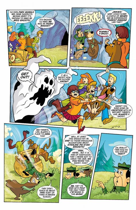 Preview: ‘Scooby-Doo Team-Up’ #35 | Good Comics for Kids Comic Strip Anime Style, Scooby Doo Comic Art, Scooby Doo Comic, Cartoon Comic Strips, Scooby Doo Art, English Comics, What's New Scooby Doo, Comics Strip, Ghost Comic