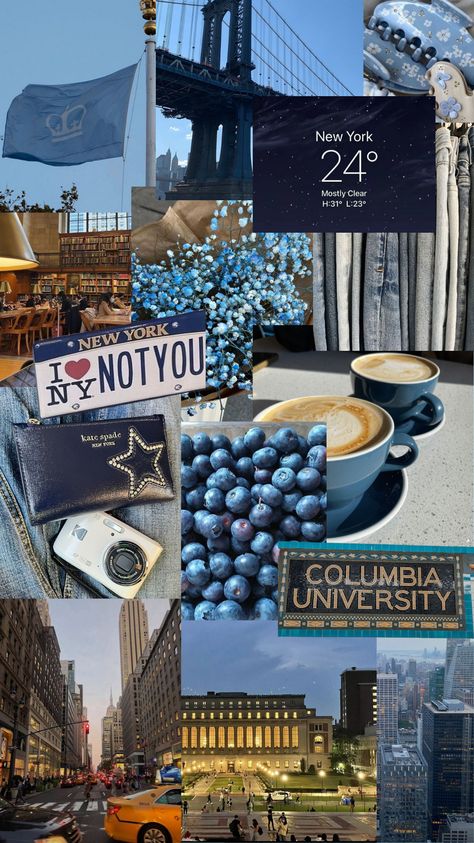 #Blue #New York #Aesthetic #Columbia #College #NYC Columbia University Vision Board, Colombia University New York, Blue New York Aesthetic, Columbia Student Aesthetic, New York College Aesthetic, Nyc College Aesthetic, New York University Aesthetic, Nyc University, Columbia University Aesthetic