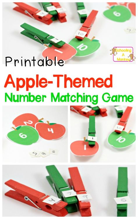 Looking for fun kindergarten math activities? Don't miss these fun apple-themed math printables that will provide hours of hands-on math fun. Math Apple Activities, Apple Kindergarten, Kids Stem Activities, Apple Crafts, Apple Math, Apple Preschool, Apple Unit, Engineering Activities, Johnny Appleseed