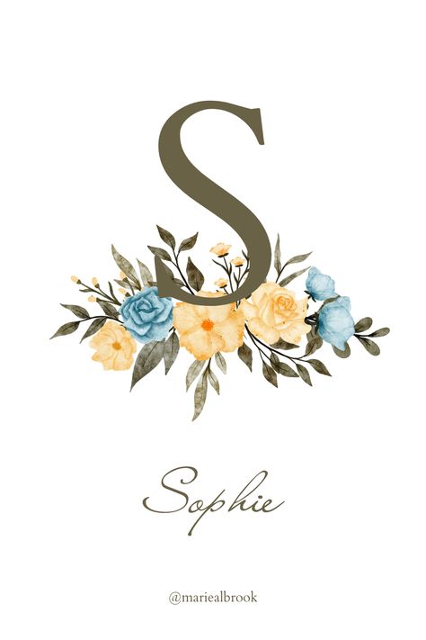 Sophie Name Art, Traditional Baby Girl Names, Sophie Name, Traditional Girl Names, Traditional Girl, Name Art, Girl Names, Collage