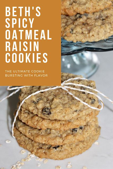 Cookie Recipes Oatmeal, Spicy Oatmeal, Yummy Cookie Recipes, Oatmeal Raisin Cookie, Best Oatmeal Cookies, Raisin Cookie, Cookie Recipes From Scratch, Cookie Recipes Oatmeal Raisin, Ultimate Cookies