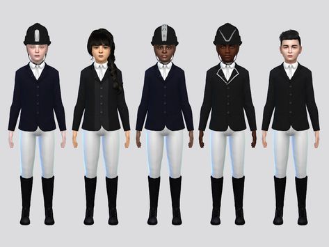 Sims 4 Pets Mod, Ranch Outfits, Sims Pets, Kids Maxi, Equestrian Outfit, Die Sims 4, Horse Riding Outfit, The Sims 4 Pc, Sims 4 Children