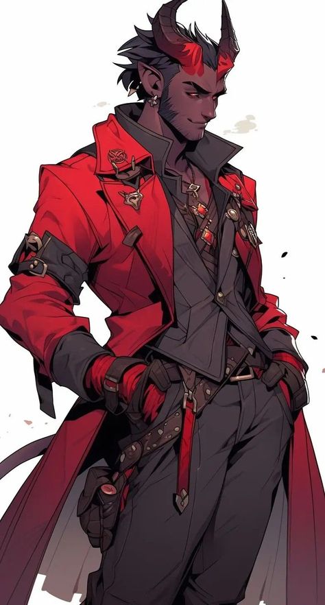 Warlock Dnd, Dnd Tiefling, Tiefling Bard, Dungeons And Dragons Characters, Dnd Art, D&d Dungeons And Dragons, Fantasy Male, Dungeons And Dragons Homebrew, Arte Fantasy