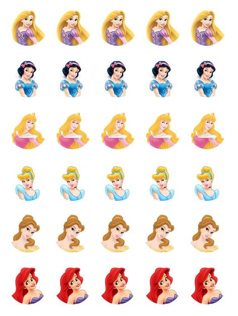 Free Disney Princess Cupcake Toppers Disney Princess Cupcake Toppers, Tiana Cake, Princess Birthday Cupcakes, Disney Princess Printables, Disney Princess Cake Topper, Disney Princess Cupcakes, Cupcake Toppers Free, Princess Cupcake, Disney Cupcakes