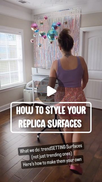 Replica Surfaces on Instagram: "Trending is fine, trendSETTING is better. I’m Mandy and I design Surfaces you won’t see anywhere else. Like the ones @laurenquigleycreations used in this video. Come meet me in stories

I would love to meet you PERSONALLY. Tell me your backstory below and I’ll share mine." Love To Meet, Backdrops For Parties, The One, Meet You, Good Things, Instagram, Design