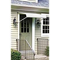 Check this out at Amazon Outdoor Window Awnings, Awning Over Door, Front Door Awning, Door Overhang, House Awnings, Aluminum Awnings, Aluminum Door, Door Awnings, Door Canopy