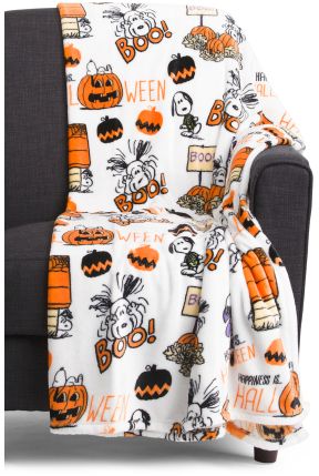 Halloween Picnic, Pumpkin Patch Business, Rental Living Room, Halloween Throw Blanket, Snoopy Blanket, Boho Car Accessories, Fall Aesthetics, Halloween Plush, Peanuts Halloween