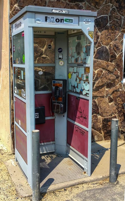 » In Search of the Next Mojave Phone Booth Desert Fog Mojave National Preserve, Paint My Room, Company Town, Black Rock Desert, Great Basin, Public Place, Vintage Phones, Mojave Desert, Phone Booth