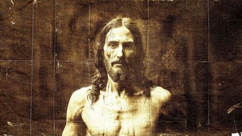 Scientists make “Astonishing Discovery” regarding the Shroud of Turin Turin Shroud, Shroud Of Turin, Images Of Christ, Haunted Dolls, Jesus Face, Jesus Christ Images, Jesus Images, Jesus Pictures, Hollywood Actor