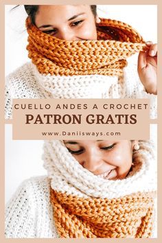 Patrón escrito y video tutorial GRATIS con el paso a paso para tejer este bello cuello a Crochet. Un proyecto muy fácil y rápido de tejer, excelente para principiantes!  #Crochet #Ganchillo #DaniisWays Cj Design, Granny Pattern, Crochet Neck Warmer, Step By Step Crochet, Quick Crochet, Crochet Cowl, Crochet Granny, Half Double Crochet, Learn To Crochet