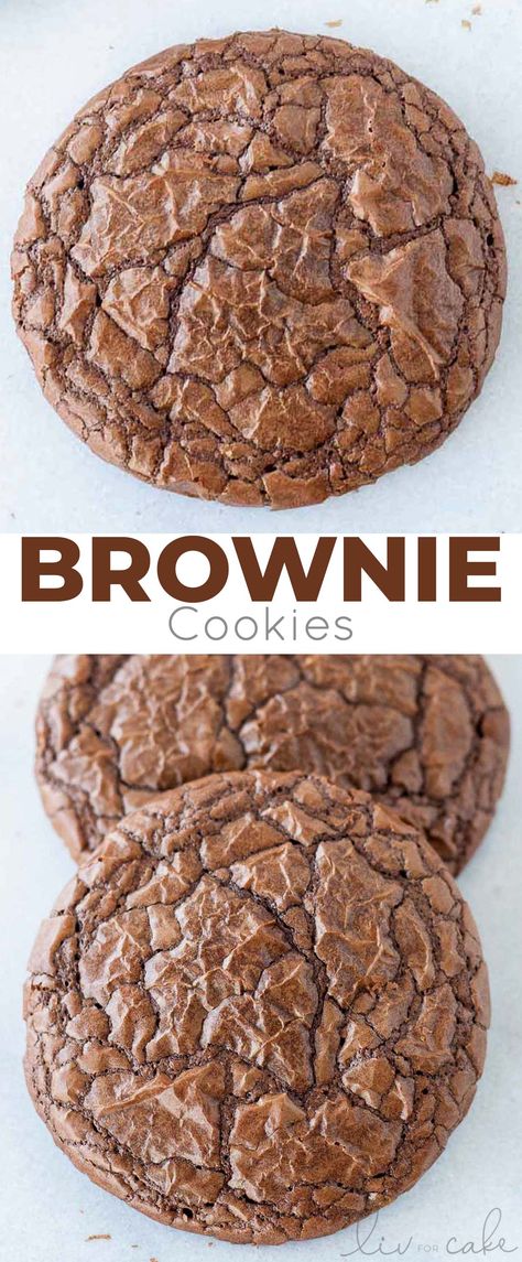 Chewy Chocolate Brownies, Chocolate Chip Shortbread Cookies, Dessert Halloween, Salted Caramel Mocha, Cookie Brownie Recipe, Toffee Cookies, Spice Cookies, Think Food, Köstliche Desserts