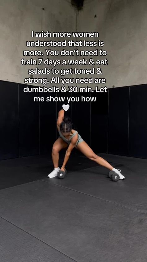 Dumbbell Workout, Flexibility Workout, Fitness Workout For Women, Stomach Workout, Pilates Workout, Quick Workout, Less Is More, Arm Workout, Core Workout