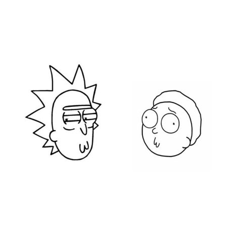 Creative Matching Tattoos For Best Friends, Simple Rick And Morty Tattoo, Rick And Morty Tattoo Ideas, Pickle Rick Tattoo, Rick And Morty Tattoo, Rick And Morty Drawing, Character Tattoos, Rick E Morty, Sharpie Tattoos