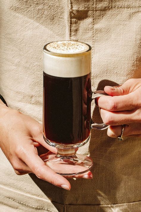 The Dead Rabbit Irish Coffee Irish Coffee Photography, Irish Coffee Aesthetic, Scottish Coffee, Bourbon Coffee, Dead Rabbit, Irish Coffee Recipe, Demerara Sugar, Ways To Make Coffee, Irish Cuisine