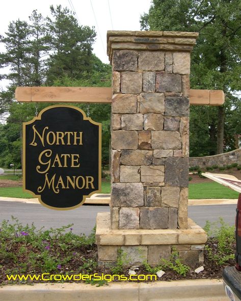 Neighborhood Signage, Subdivision Sign, Subdivision Entrance, Neighborhood Signs, Driveway Sign, Farm Entrance, Entrance Signage, Monument Signs, Entry Wall