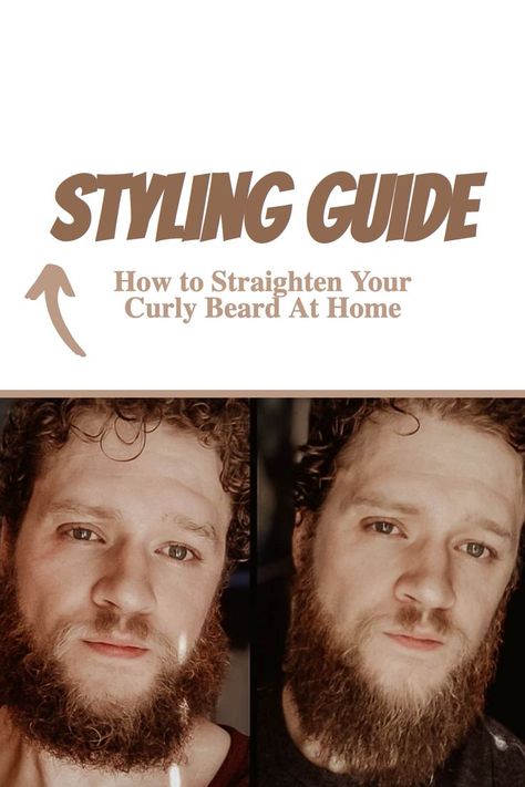 When compared to a straight beard, a curly beard looks thicker, fuller, and more natural. However, it can also be a nightmare for most men. For starters, a curly beard is hard to wash, style, and maintain, and top of that it is susceptible to knots and tangles. In this piece, we find out How to straighten a curly beard at home, and how to maintain a straightened beard! Chek it out on WiseBarber! Curly Beard Styles For Men, Curly Beard Styles, Self Haircut, Curly Beard, Beard Tips, Beard Shapes, Thick Beard, How To Cut Your Own Hair, Beard Look